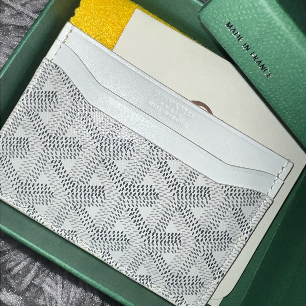 Goyard Card Holder Saint Sulpice Card Wallet White